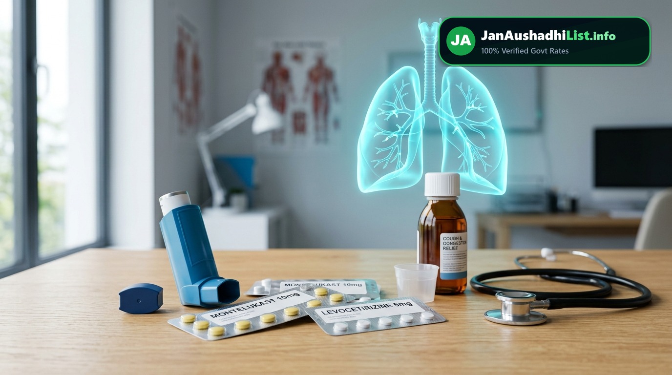 Allergy, Cough & Asthma Medicines List: Montair LC, Levocetirizine & Asthalin Inhaler (2026)