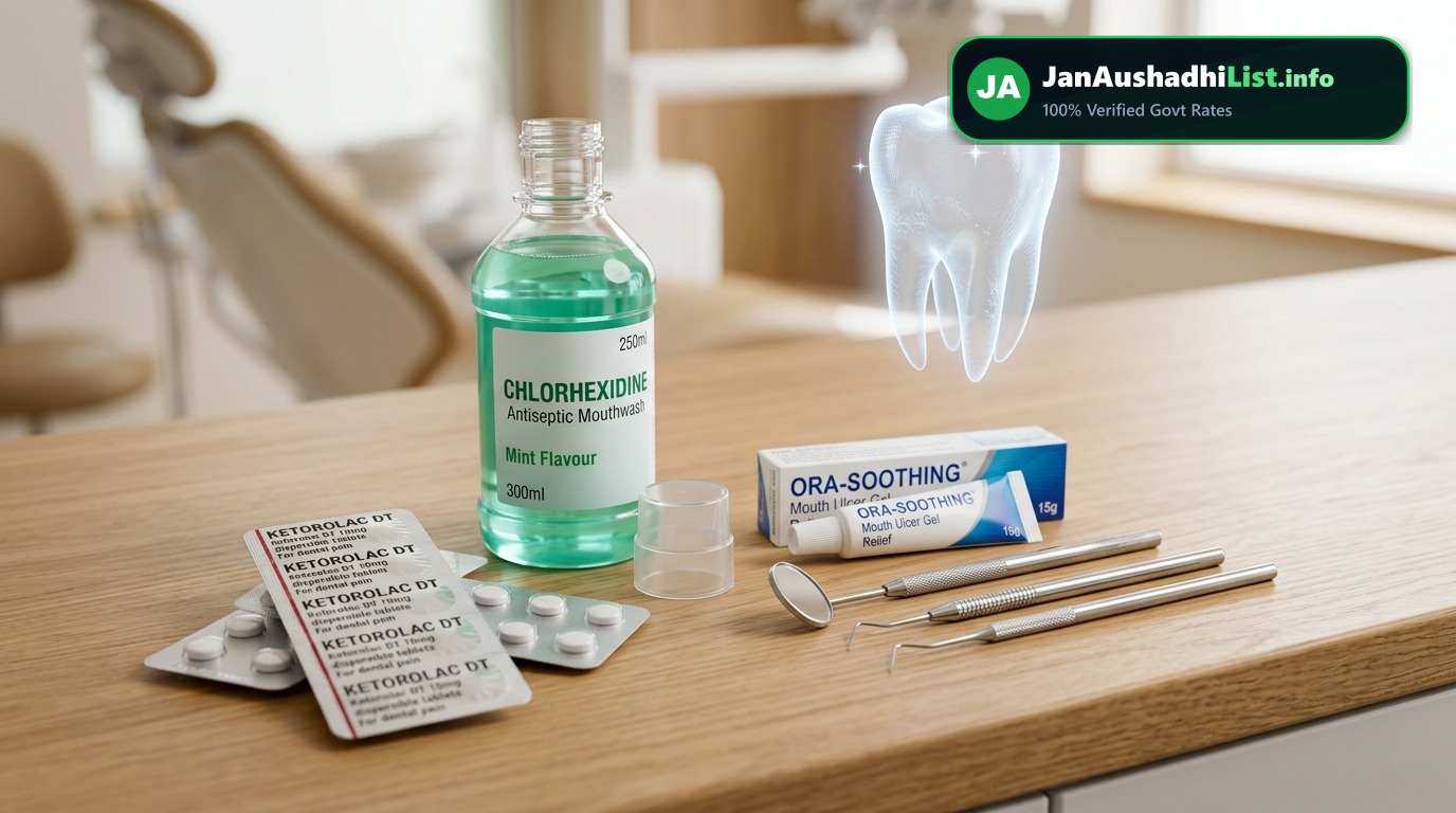 Dental Care & Toothache Relief: Ketorolac DT, Amoxicillin & Chlorhexidine Mouthwash Guide