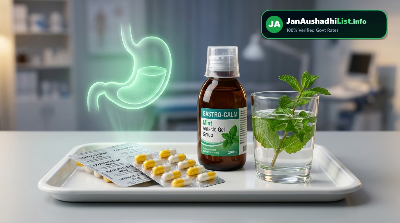 Gas, Acidity & GERD Medicines List: Pantoprazole, Omeprazole, Rabeprazole, Antacid Gel
