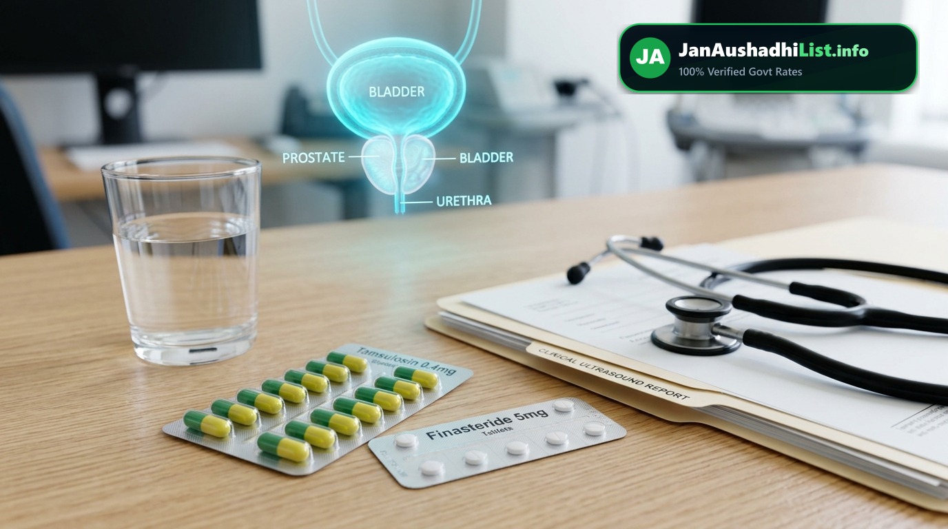 Men's Health & Prostate (BPH) Care: Tamsulosin, Finasteride & Silodosin Jan Aushadhi Rates