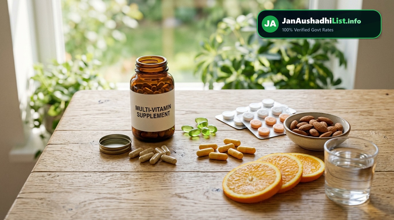 Vitamins & Calcium Supplements: Becosules, Evion, Neurobion Forte & Shelcal 500 Jan Aushadhi List