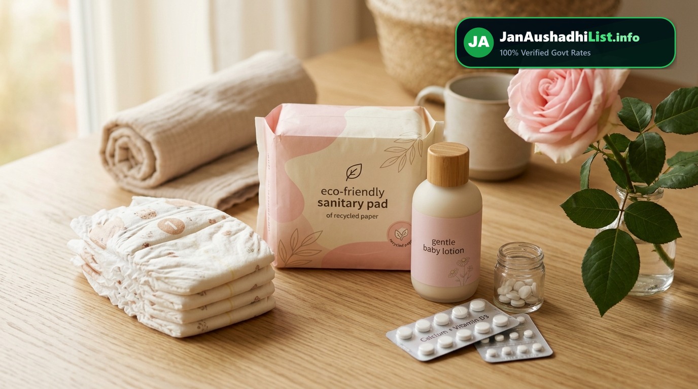 Women & Child Care Products: Suvidha Sanitary Pads (₹1), Baby Diapers & Folvite (2026)